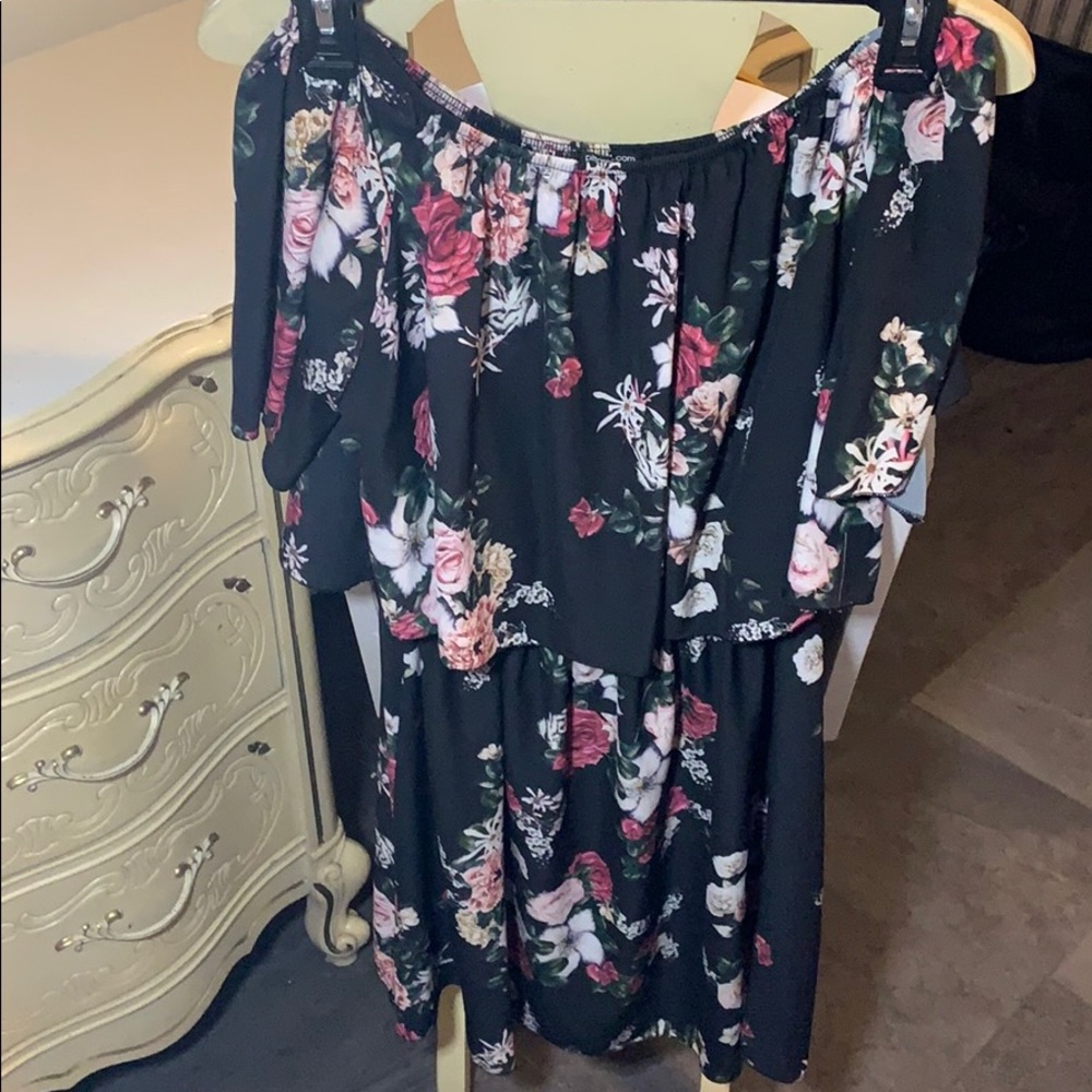 Flower dress, made in Italy